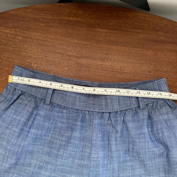 Zara Basic pant Size M 100%Cotton Side pockets elastic waist. - Picture 4 of 8